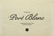 ED Port Blanc - Handwritten Script, a Handwritten Font by Emyself Design (Thumbnail 1 of 10)