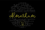 Almarhum 35% off, a Script Font by Incools (Thumbnail 1 of 5)