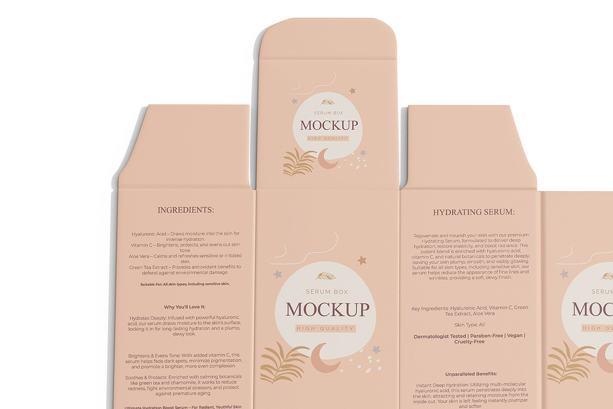 Unfolded Box Packaging Mockup, a Packaging Mockup by Ram Studio LLC (Photo 6 of 16)