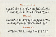 Ink on my hands script font messy, a Script Font by TD fonts (Thumbnail 8 of 10)