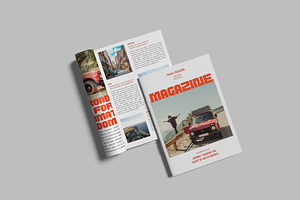 A4 Magazine Mockup Bundle
