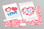 SET / ROSE Valentine's day, Pattern, a Decorative Illustration by Nadin_Lebedeva (Thumbnail 3 of 7)