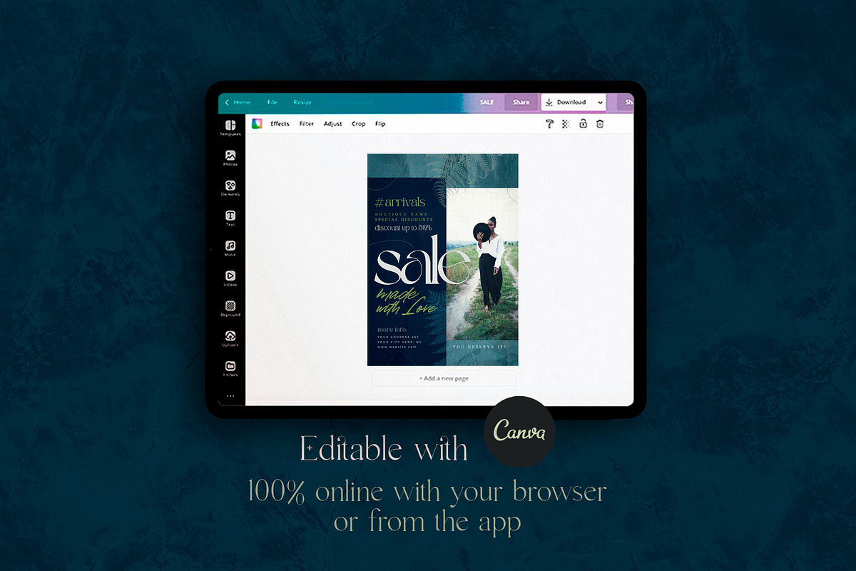 Sale - Social Media Pack + Printable, a Social Media Template by Touringxx Creative Studio (Photo 6 of 6)