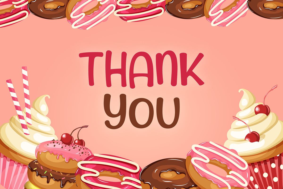 Candy Cake ~ Sweet Font, a Font by Orenari (Photo 11 of 11)