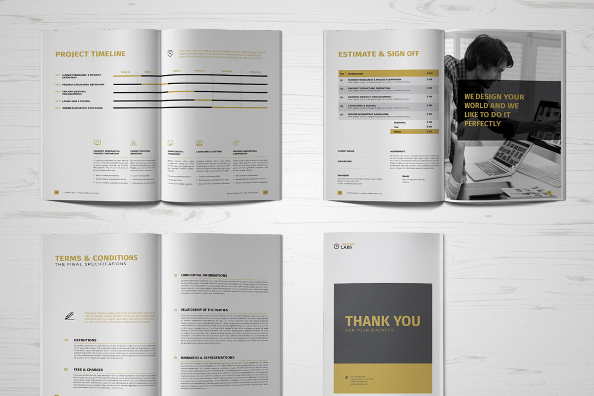 Proposal, a Brochure Template by Sabin (Photo 5 of 6)