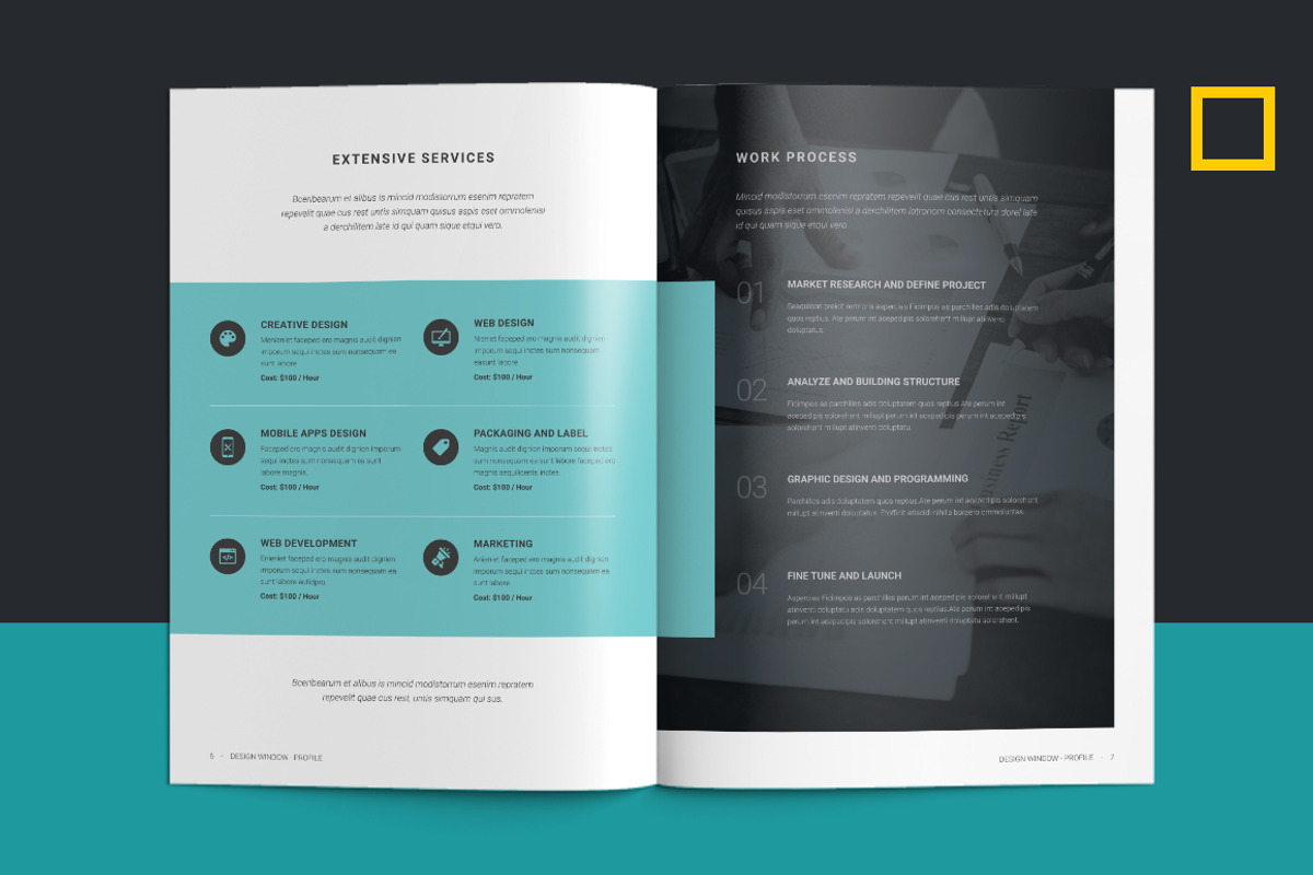 Business Profile, a Stationery Template by DesignJanala (Photo 4 of 11)