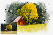 Classic Watercolor Painting Effect, an Action Add-On by liptouse (Thumbnail 7 of 11)
