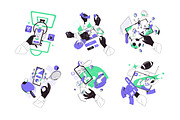 Gambling people bet on sports online, a Sport Illustration by PaperTrident (Thumbnail 1 of 13)