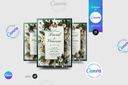Christmas Wedding Invitation Flyer, a Flyer Template by Aam360 (Thumbnail 5 of 5)