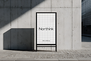 Modern Urban Street Sign Mockup, a Mockup by Northink (Thumbnail 1 of 2)