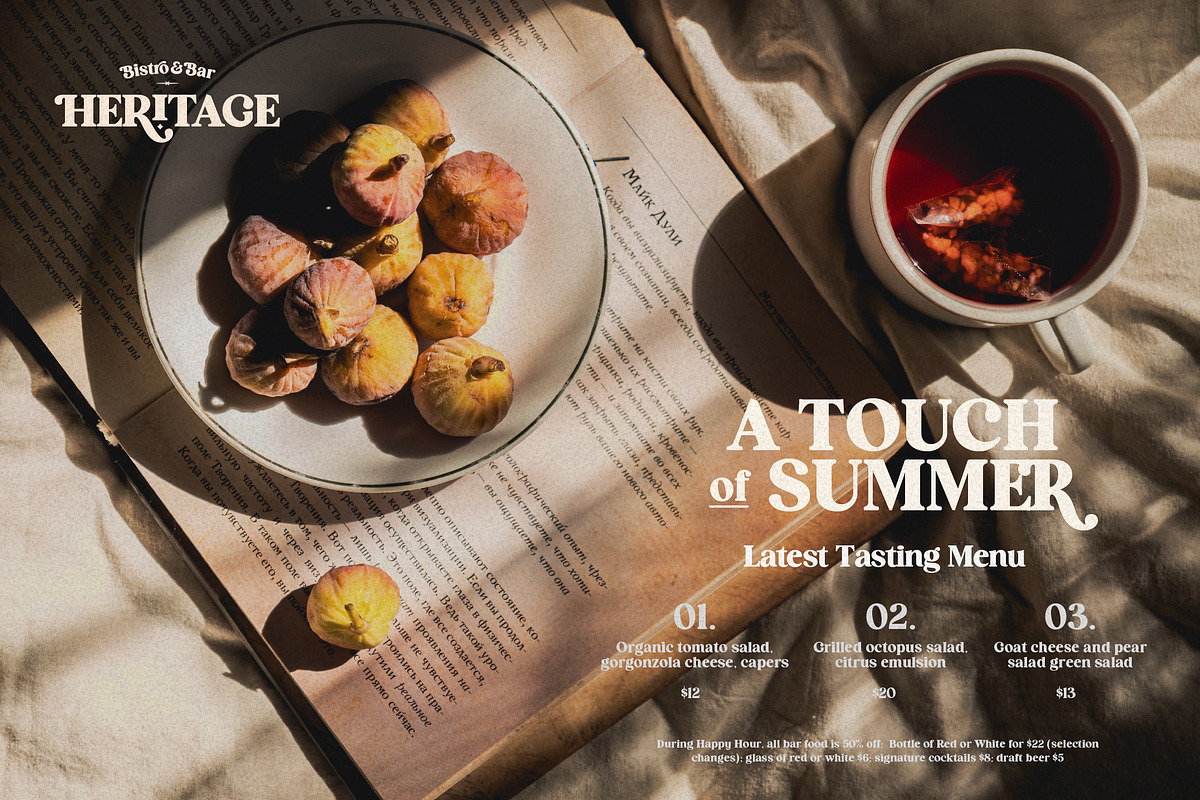 Cocktail - Elegant Retro Serif, a Serif Font by Harmonais Visual (Photo 4 of 18)
