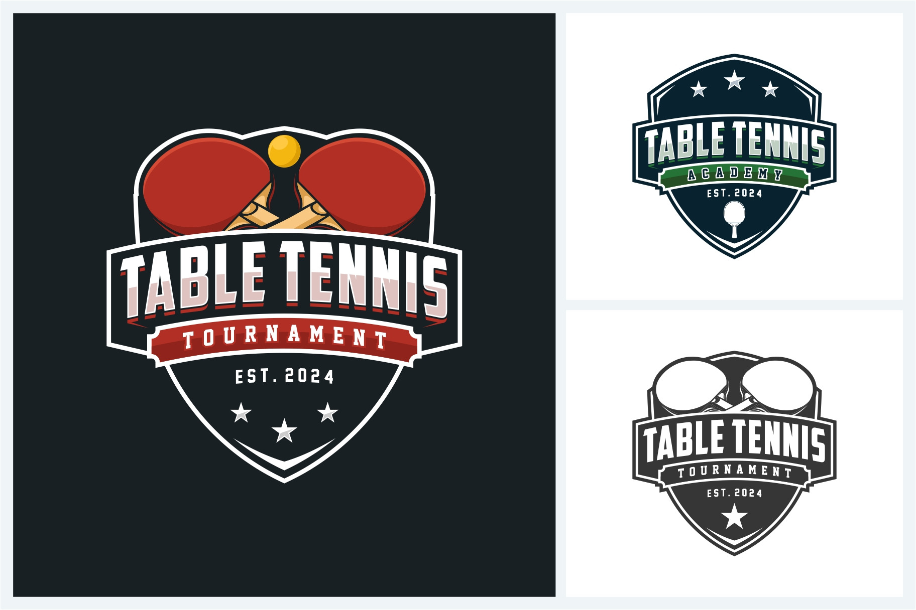 Table tennis logo sport design, a Branding & Logo Template by jundio studio