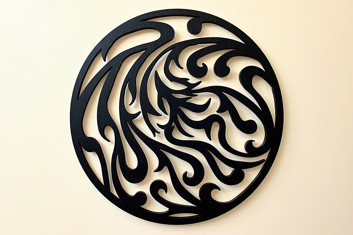 Circular Geometric Laser Cutting Bun, an Object Graphic by BIPLOB EXPERT (Photo 7 of 17)