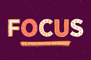 Focus Procreate Brushes, a Brush Add-On by LuOtero (Thumbnail 1 of 5)