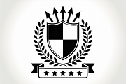 Royal Shield Logo Template Vector, an Illustration by Amazin_art (Thumbnail 17 of 18)