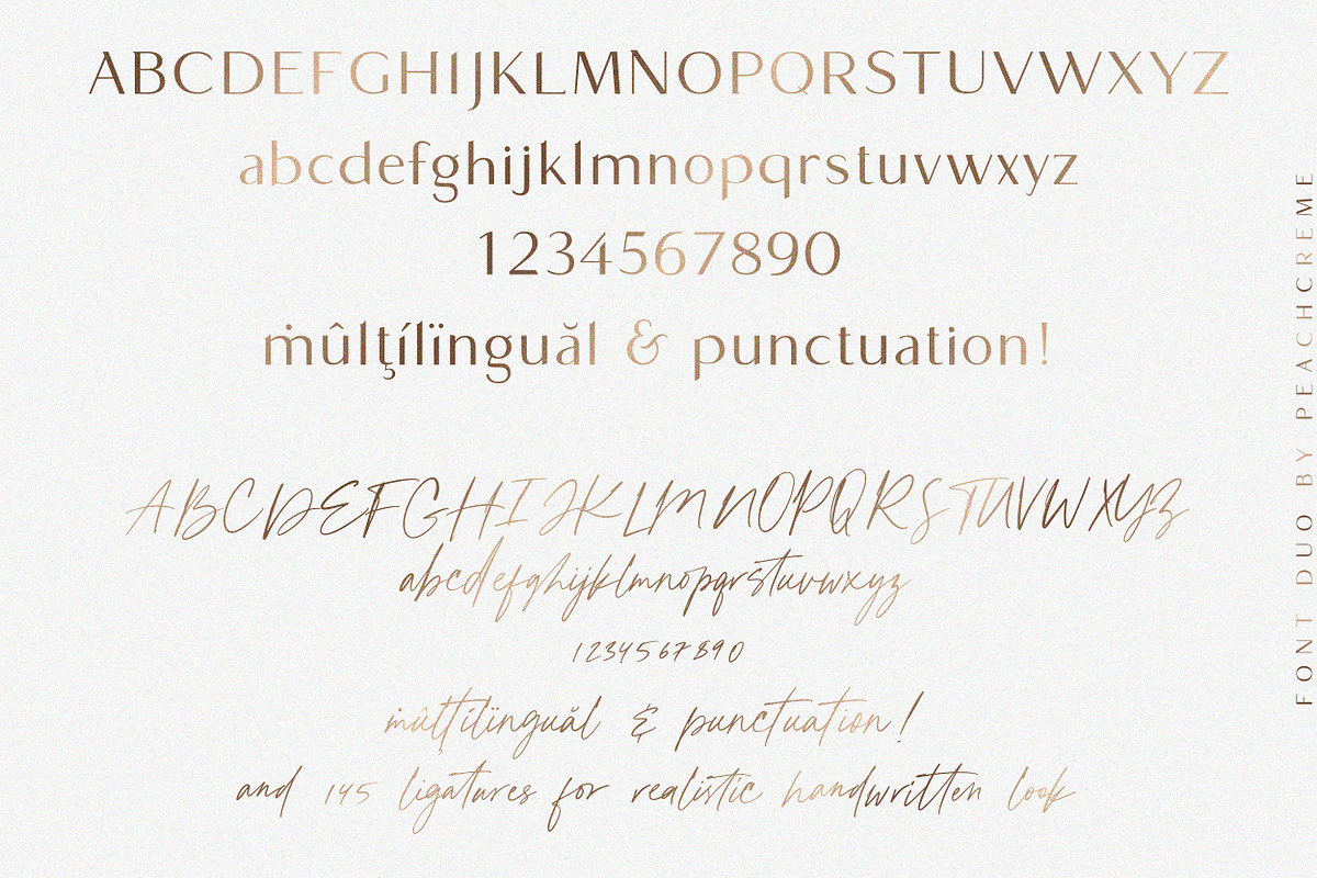 Chic Societe// Stylish Font Duo, a Handwritten Font by PeachCreme (Photo 17 of 18)