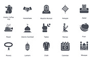 Ramadan Kareem Glyph, an Outline Icon by Color Cubes (Thumbnail 4 of 6)