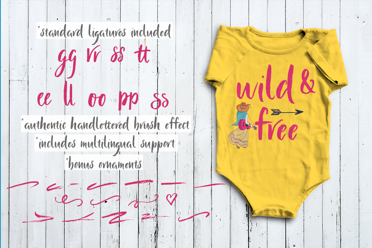 Make Believe Font preview 6
