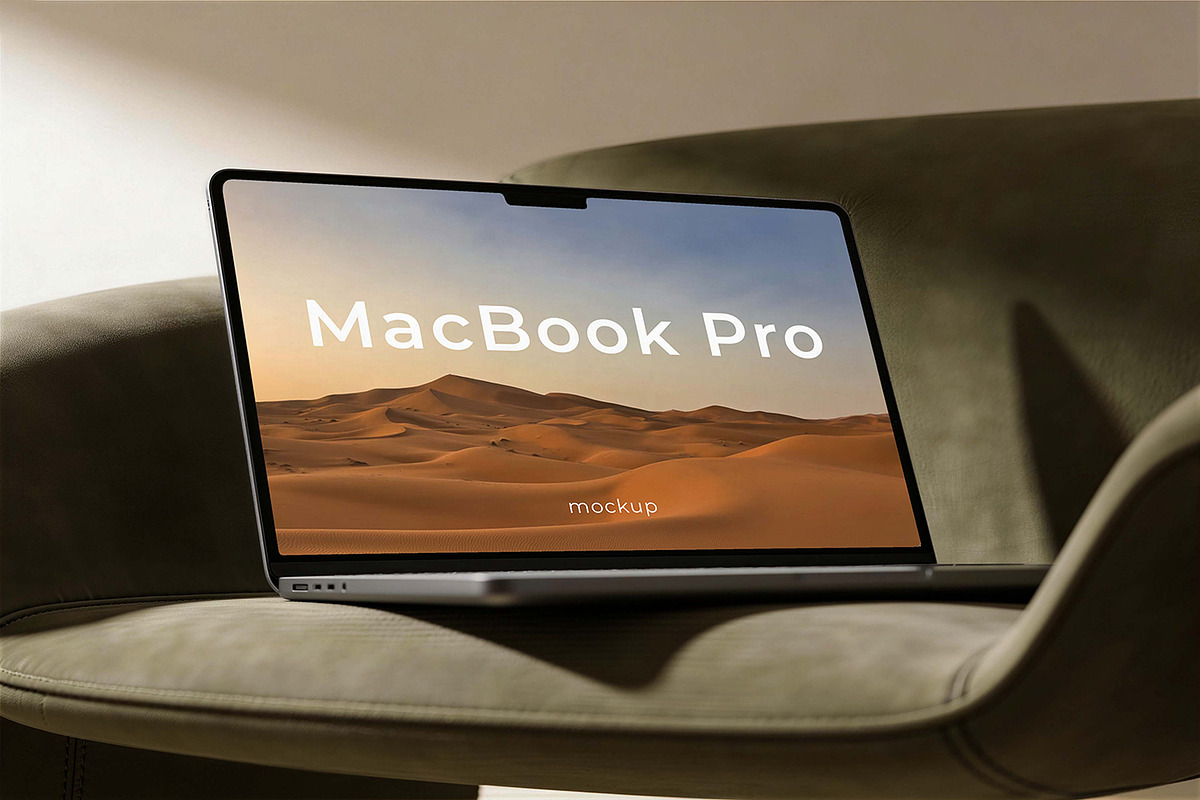 MacBook Pro Mockup, a Product Mockup by Pitchlook.Studio (Photo 2 of 4)