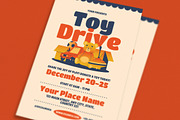 Retro Toy Drive Event Flyer, a Flyer Template by Guuver (Thumbnail 2 of 3)