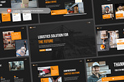 Logistic Company PowerPoint, a Presentation Template by Antstheme (Thumbnail 1 of 2)