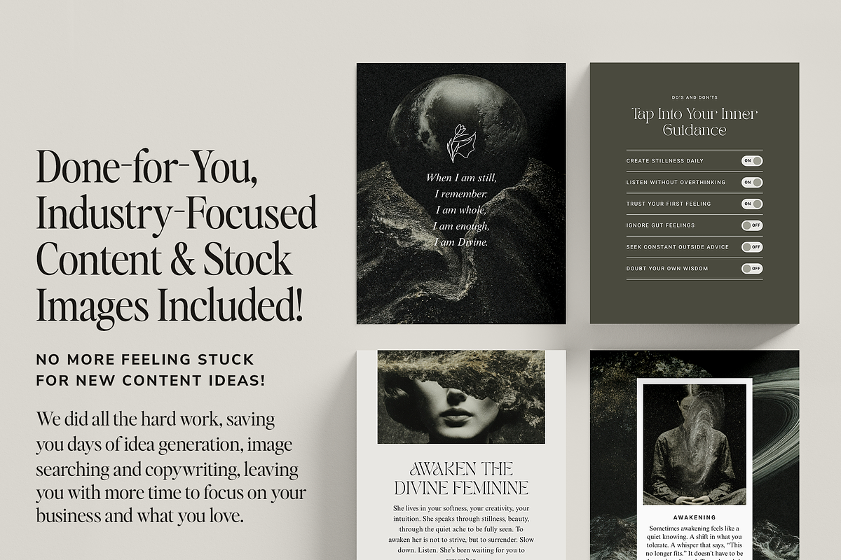 Mystical Instagram Template Bundle, a Social Media Template by Studio Loire (Photo 8 of 10)
