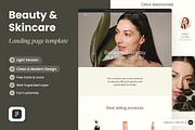 Loure - Skincare Website, a Landing Page Template by SLAB! Design (Thumbnail 1 of 4)