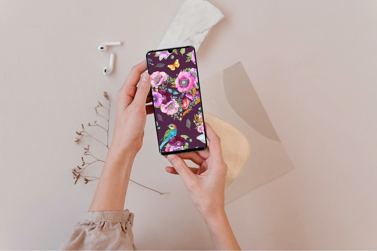 Pattern Collection, Purple Poppy, a Pattern Graphic by MitrushovaArt (Photo 7 of 9)