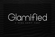 Glamified - Advertisement Font, a Sans Serif Font by RockboyStd (Thumbnail 1 of 12)