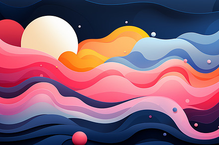 Modern futuristic. Abstract colorful, a Wallpaper Photo by Elena Vagengeim