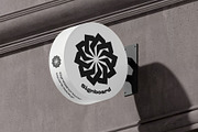 Signboard Round Mock-up, an Advertising Mockup by zippypixelstudio (Thumbnail 2 of 14)
