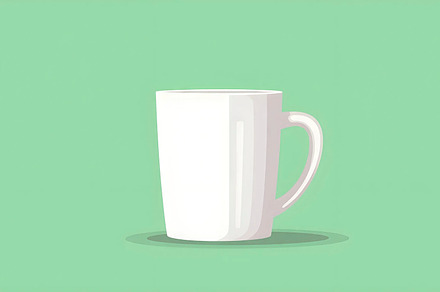 Flat vector illustration of a cerami, a Photo by LOGOCREATIVE