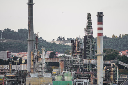 Industrial refinery and chimneys, an Industrial Photo by SkyNext