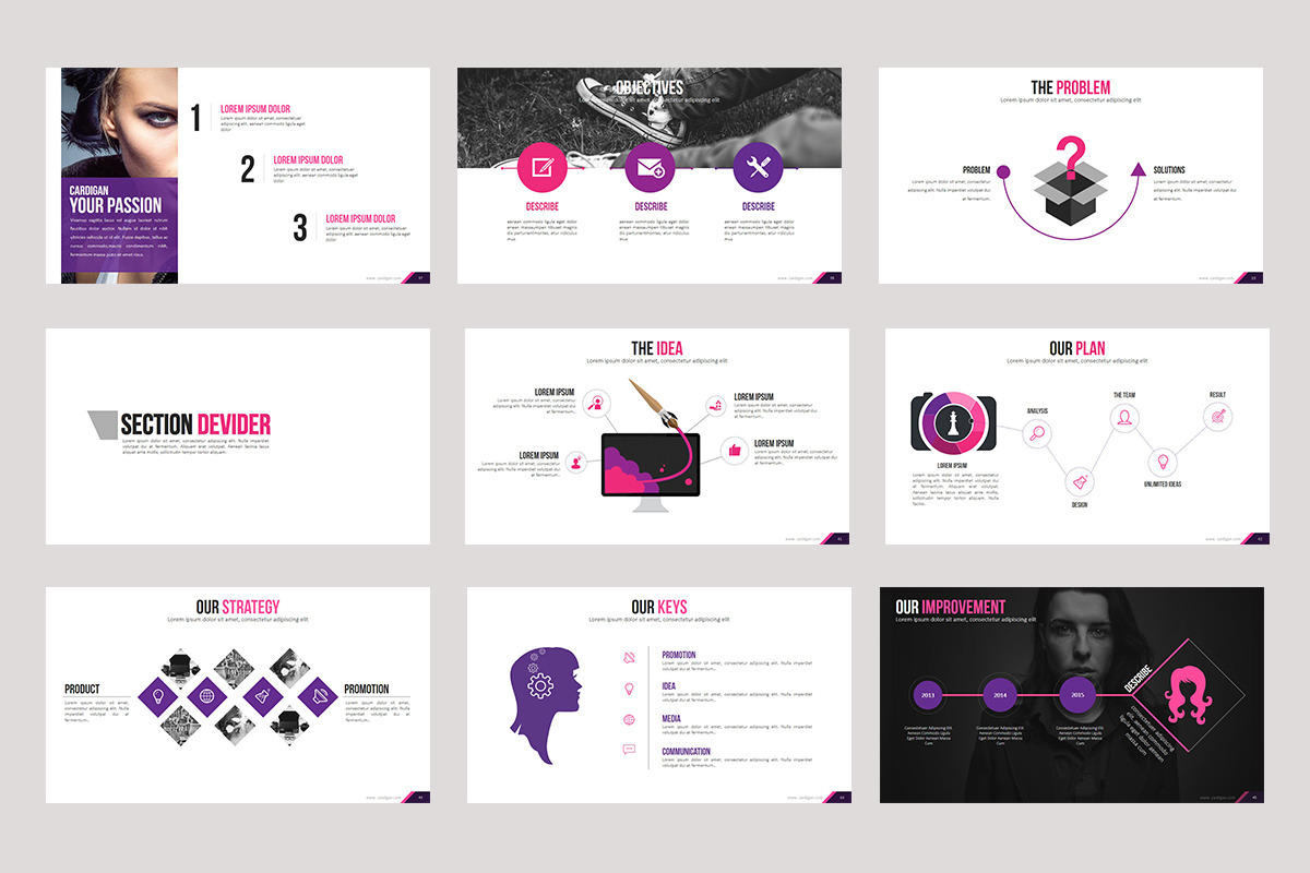 Fashion Keynote template, a Presentation Template by Stock Shape (Photo 6 of 12)