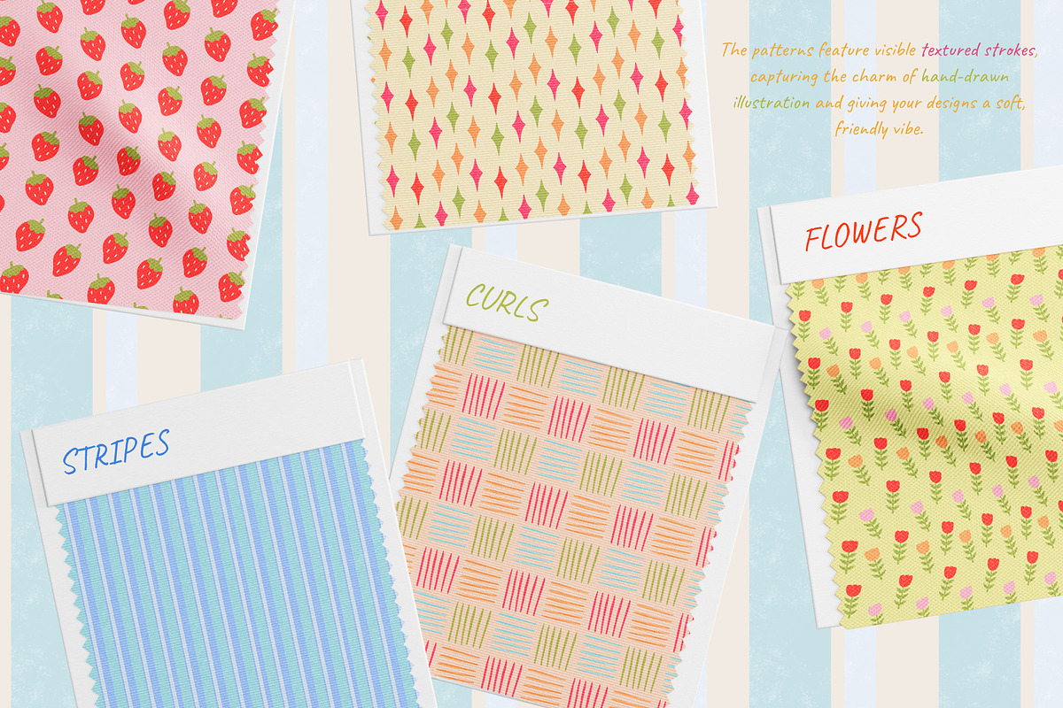 Whimsy & Play Patterns, a Pattern Graphic by Feelsoul (Photo 4 of 12)