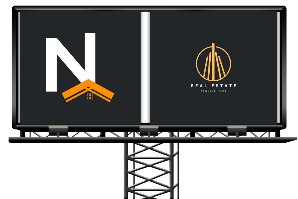 Real Estate Brand Design Logo, a Branding & Logo Template by Mishek Munene (Photo 8 of 9)