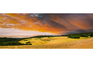 Panoramic View Of Rural Landscape, a Nature Photo by Our Amazing World