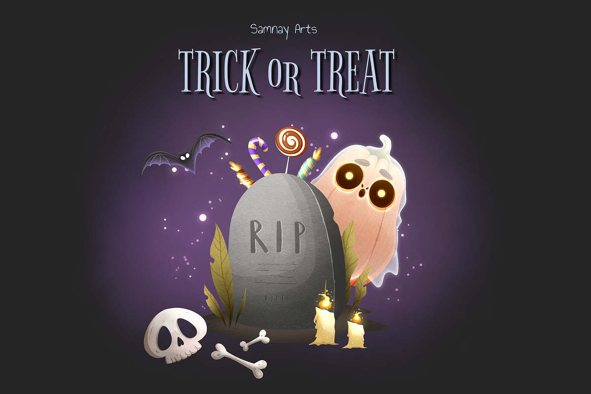 Magic Pumpkins Halloween Clipart, an Illustration by Samnay Arts (Photo 7 of 10)