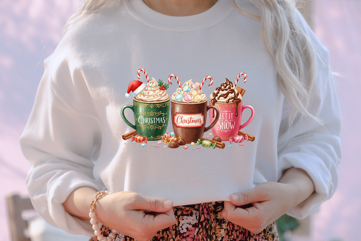 Let It Snow Christmas Coffee Png, an Illustration by designcity5 (Photo 2 of 8)