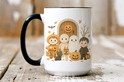 Cute Halloween Clipart PNG Set., a Decorative Illustration by kaisorn (Thumbnail 6 of 9)