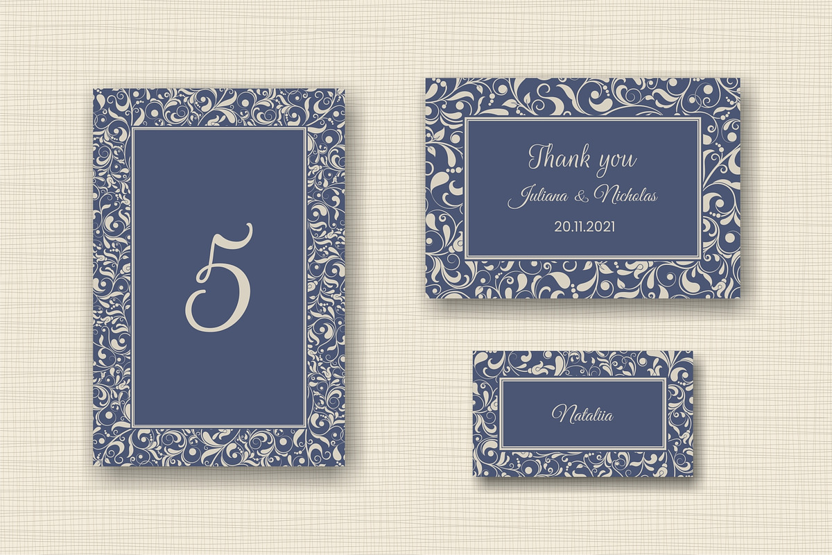 Wedding Invitation set, an Invitation Template by NataLito (Photo 4 of 5)