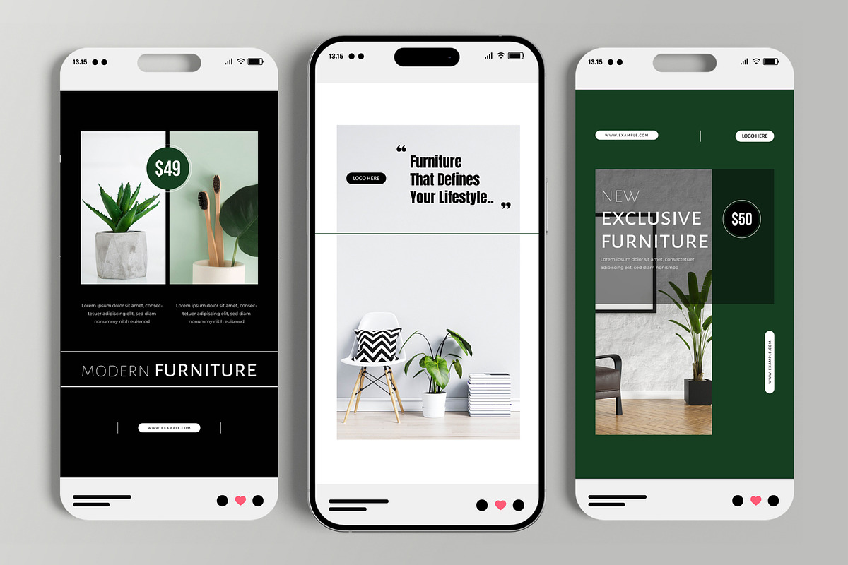 Modern Furniture Sale Social Media, a Social Media Template by MightyDesign (Photo 3 of 6)