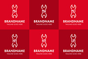 MH HM MK KM MU UM Wrench Logo, a Branding & Logo Template by Pray Art Design Studio (Thumbnail 2 of 2)
