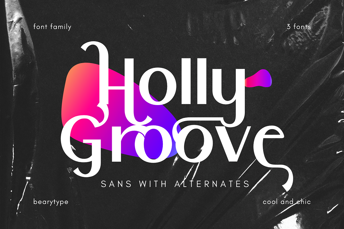 Holly Groove - Sans With Swash, a Sans Serif Font by BearyType Studio (Photo 1 of 15)