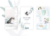 CANVA Watercolor Instagram Pack, a Social Media Template by Eviory (Thumbnail 6 of 10)