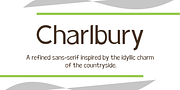 Charlbury, a Sans Serif Font by Calum Adams (Thumbnail 1 of 6)