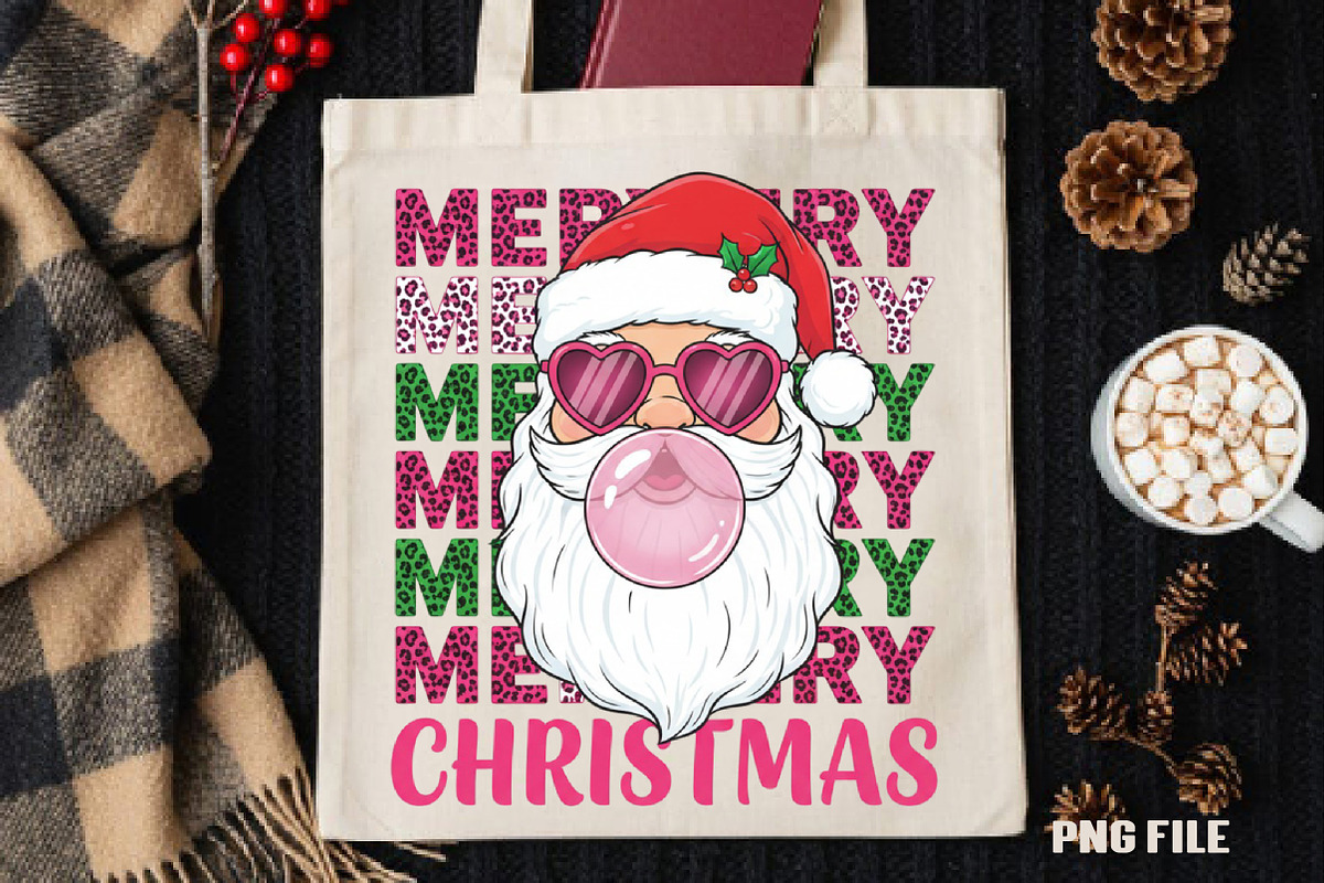 Merry Christmas Santa PNG, an Illustration by DreamCafeArt (Photo 3 of 4)