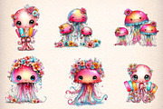 Sea Animals Clipart Bundle, an Illustration by Digital Artistic99 (Thumbnail 2 of 11)