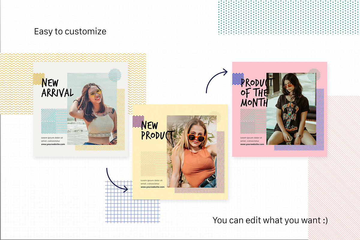 Instagram Pack - POLA, a Social Media Template by muhisya (Photo 10 of 10)