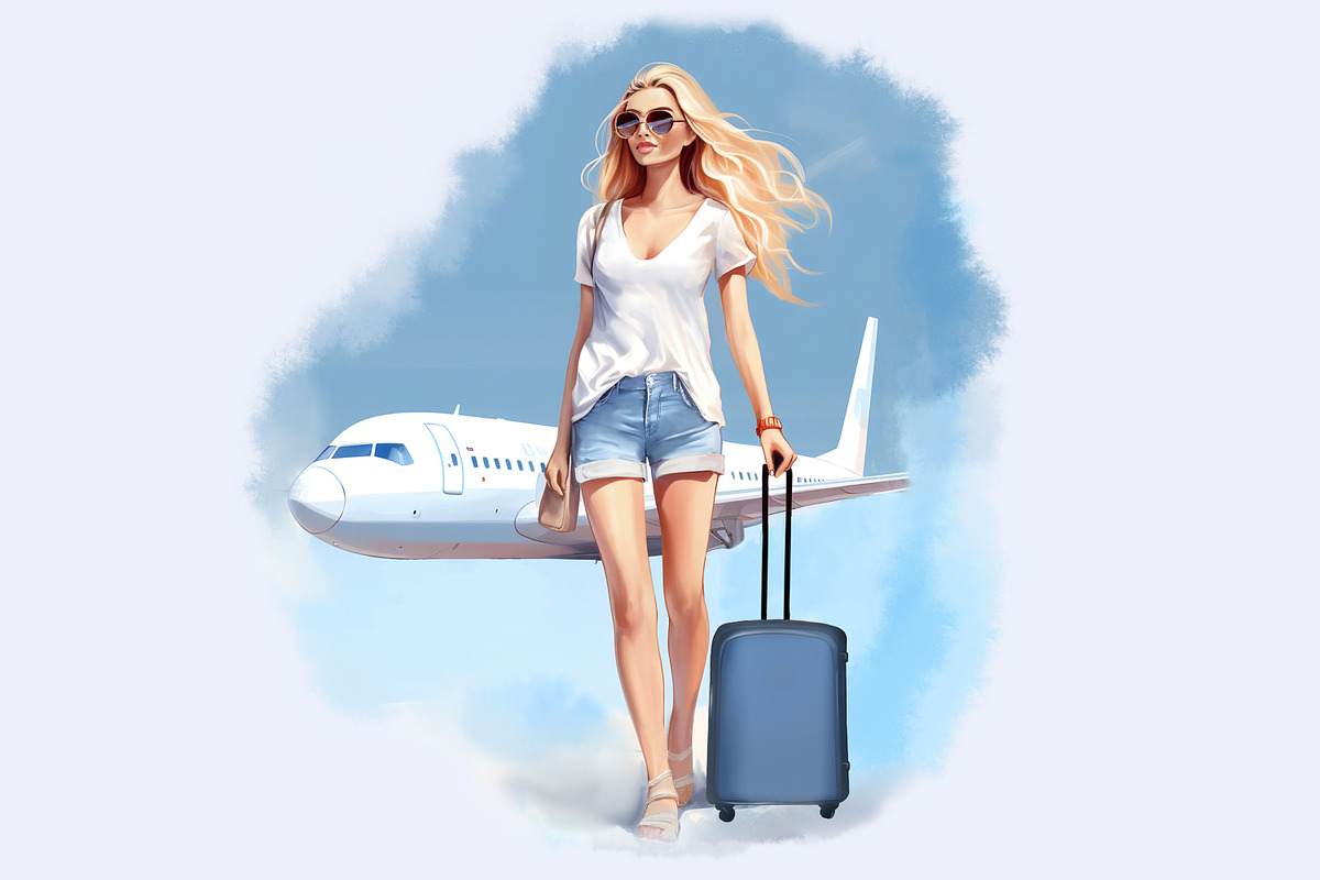 Fashion Girl Bundle, a Person Illustration by MajorArtTm (Photo 8 of 9)